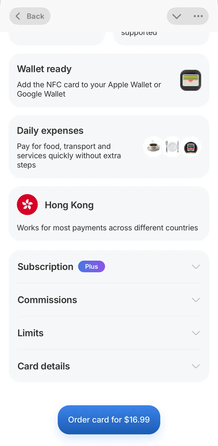 Flowbit NFC screen in the Flowbit app